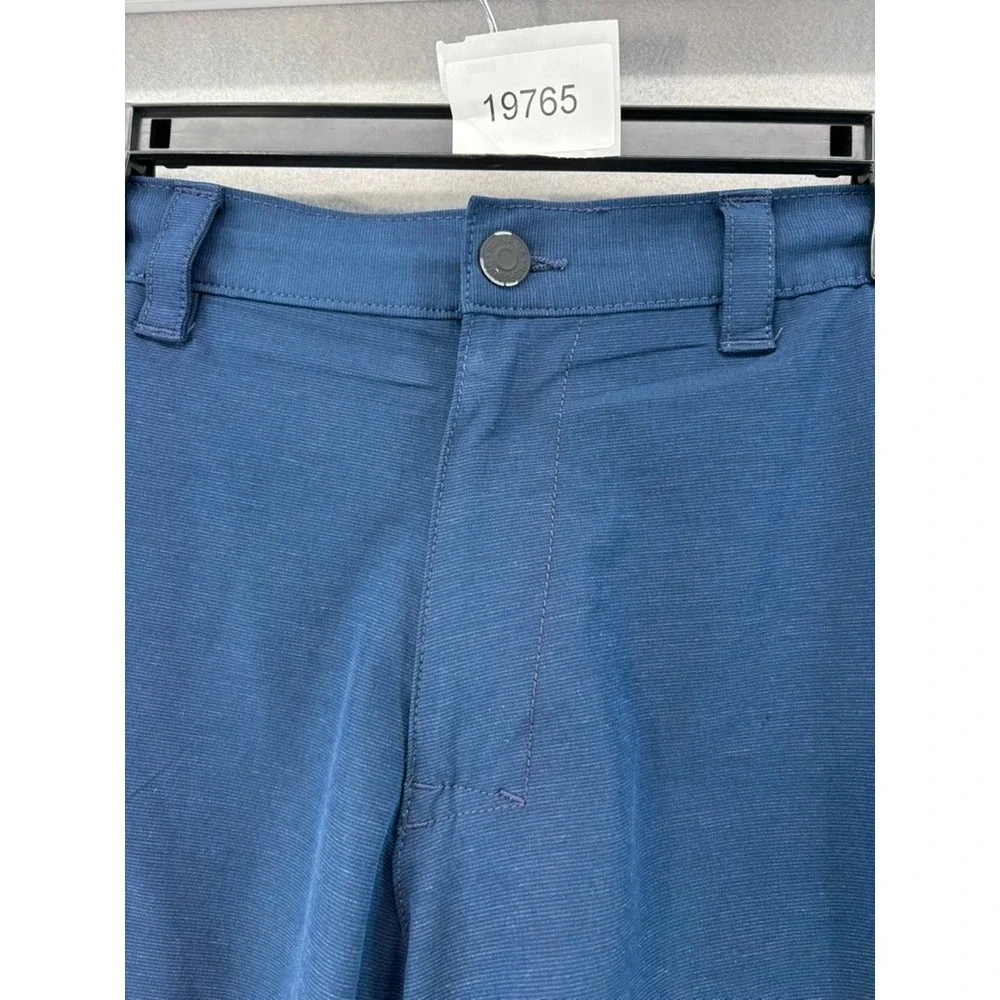 Banana‎ Republic Performance Shorts Mens 34 Blue Textured Golf Casual